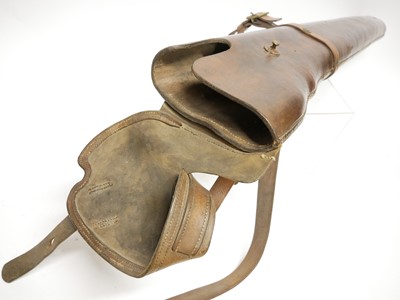 Lot 399 - 1905 Madsen / Rexer light machine gun leather...