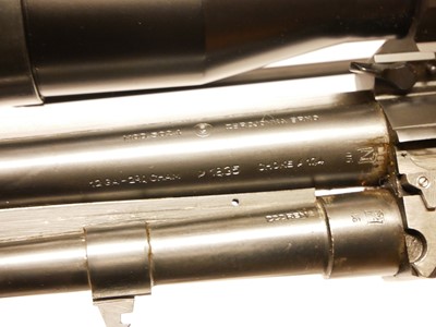 Lot 261 - Brno CZ model 5024 12 bore / .222 over and...
