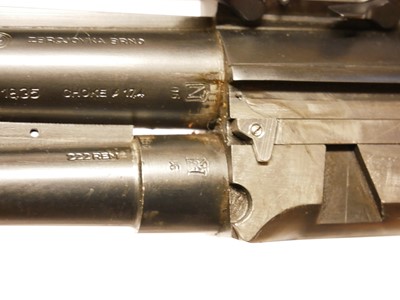Lot 261 - Brno CZ model 5024 12 bore / .222 over and...