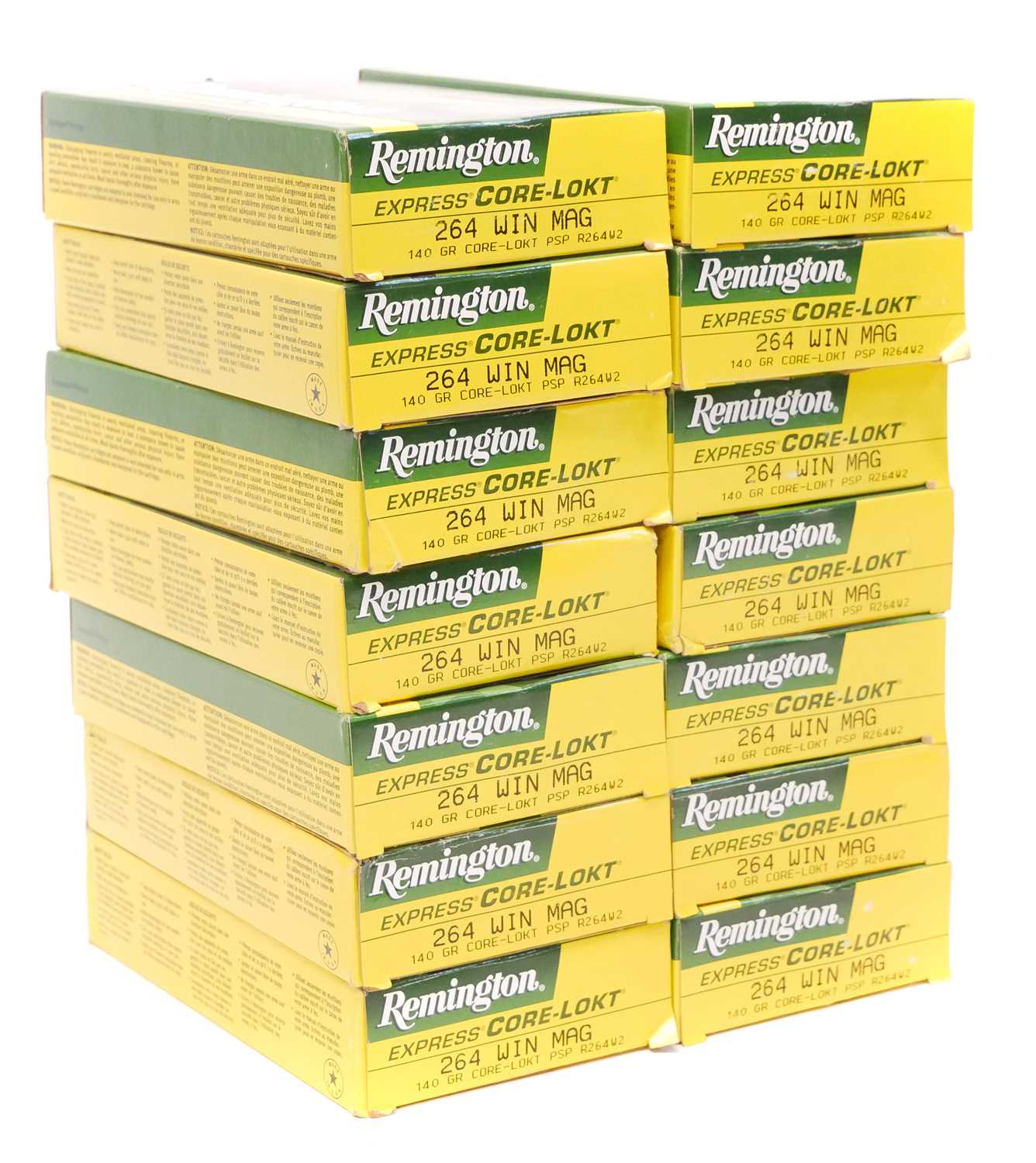 Lot 544 - 264 Winchester Magnum Remington ammunition,...