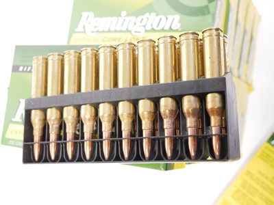 Lot 544 - 264 Winchester Magnum Remington ammunition,...