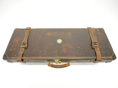 Lot 307 - Trulock and Harriss cased pair of 12 bore side...