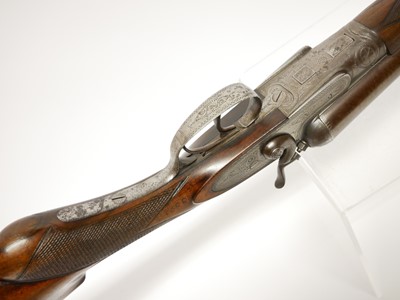 Lot 353 - Fred Williams 12 bore side by side hammer gun,...