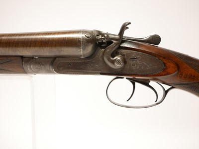 Lot 353 - Fred Williams 12 bore side by side hammer gun,...