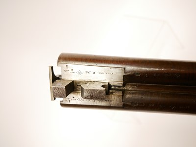 Lot 353 - Fred Williams 12 bore side by side hammer gun,...