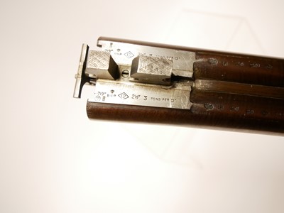 Lot 353 - Fred Williams 12 bore side by side hammer gun,...