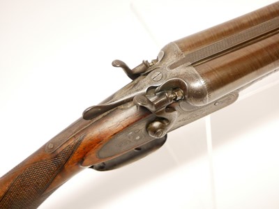 Lot 353 - Fred Williams 12 bore side by side hammer gun,...