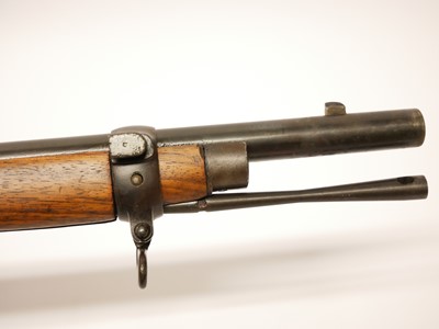 Lot 48 - Martini Henry MkII .577/450 rifle and bayonet,...