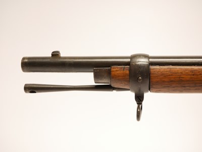 Lot 48 - Martini Henry MkII .577/450 rifle and bayonet,...