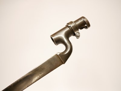 Lot 48 - Martini Henry MkII .577/450 rifle and bayonet,...