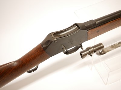 Lot 48 - Martini Henry MkII .577/450 rifle and bayonet,...
