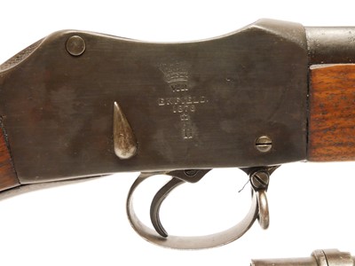 Lot 48 - Martini Henry MkII .577/450 rifle and bayonet,...