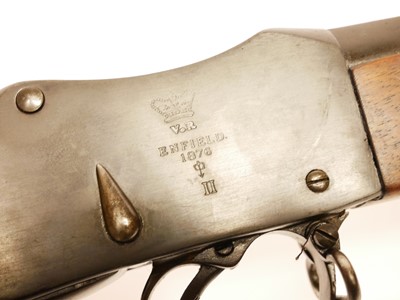 Lot 48 - Martini Henry MkII .577/450 rifle and bayonet,...