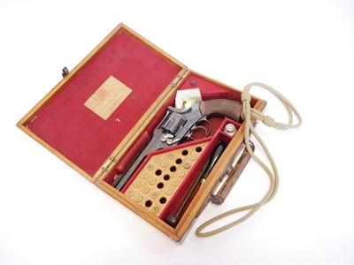 Lot 78 - Deactivated cased Webley, Army and Navy W.G....