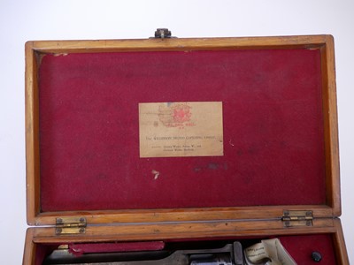 Lot 78 - Deactivated cased Webley, Army and Navy W.G....
