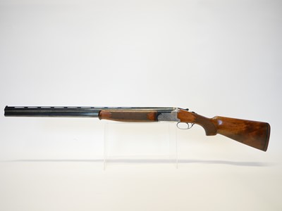 Lot 343 - Lanber 12 bore over and under shotgun, serial...
