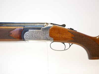 Lot 343 - Lanber 12 bore over and under shotgun, serial...