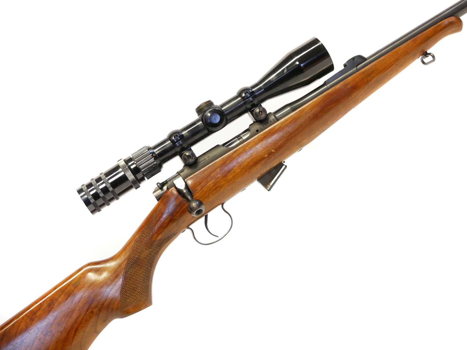 Lot 252 - Brno CZ .22lr model 2 bolt action rifle and...