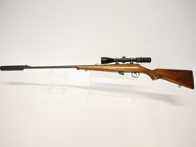 Lot 252 - Brno CZ .22lr model 2 bolt action rifle and...