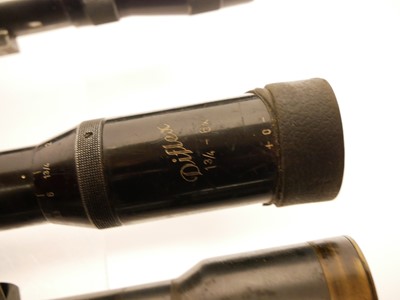 Lot 463 - Four German rifle telescopic sights, to...