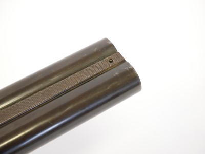 Lot 321 - Belgian 12 bore side by side hammer gun,...