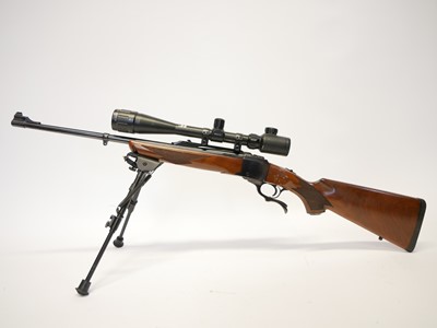 Lot 246 - Ruger No.1 7x57 falling block rifle, serial...