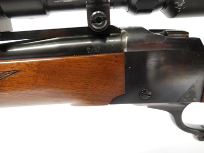 Lot 246 - Ruger No.1 7x57 falling block rifle, serial...