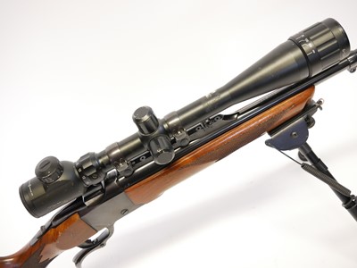 Lot 246 - Ruger No.1 7x57 falling block rifle, serial...