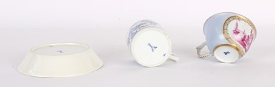 Lot 45 - A "Blue Onion" Pattern Coffee Cup and Saucer by Meissen