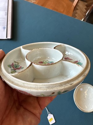 Lot 1 - A Chinese Straits Export Sweetmeat Dish and Cover