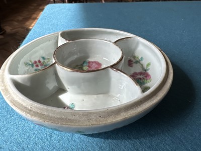 Lot 1 - A Chinese Straits Export Sweetmeat Dish and Cover