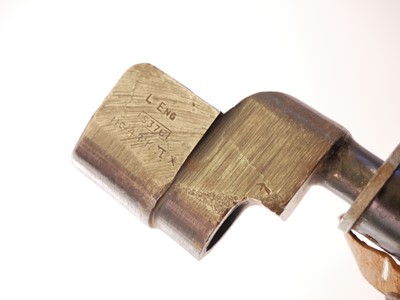 Lot 166 - Martini Henry socket bayonet, also two Lee...