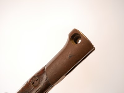 Lot 166 - Martini Henry socket bayonet, also two Lee...