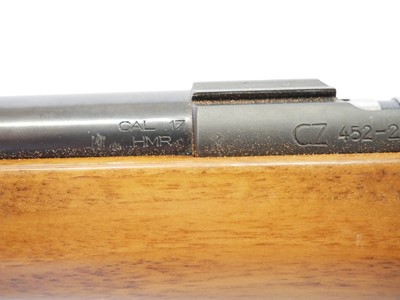 Lot 356 - CZ 452-2E ZKM American .17HMR bolt action...