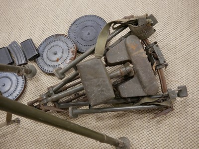 Lot 89 - Collection of heavy machine gun accessories,...