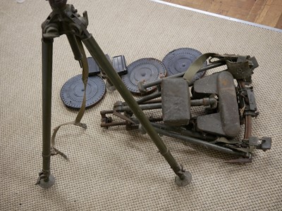 Lot 89 - Collection of heavy machine gun accessories,...