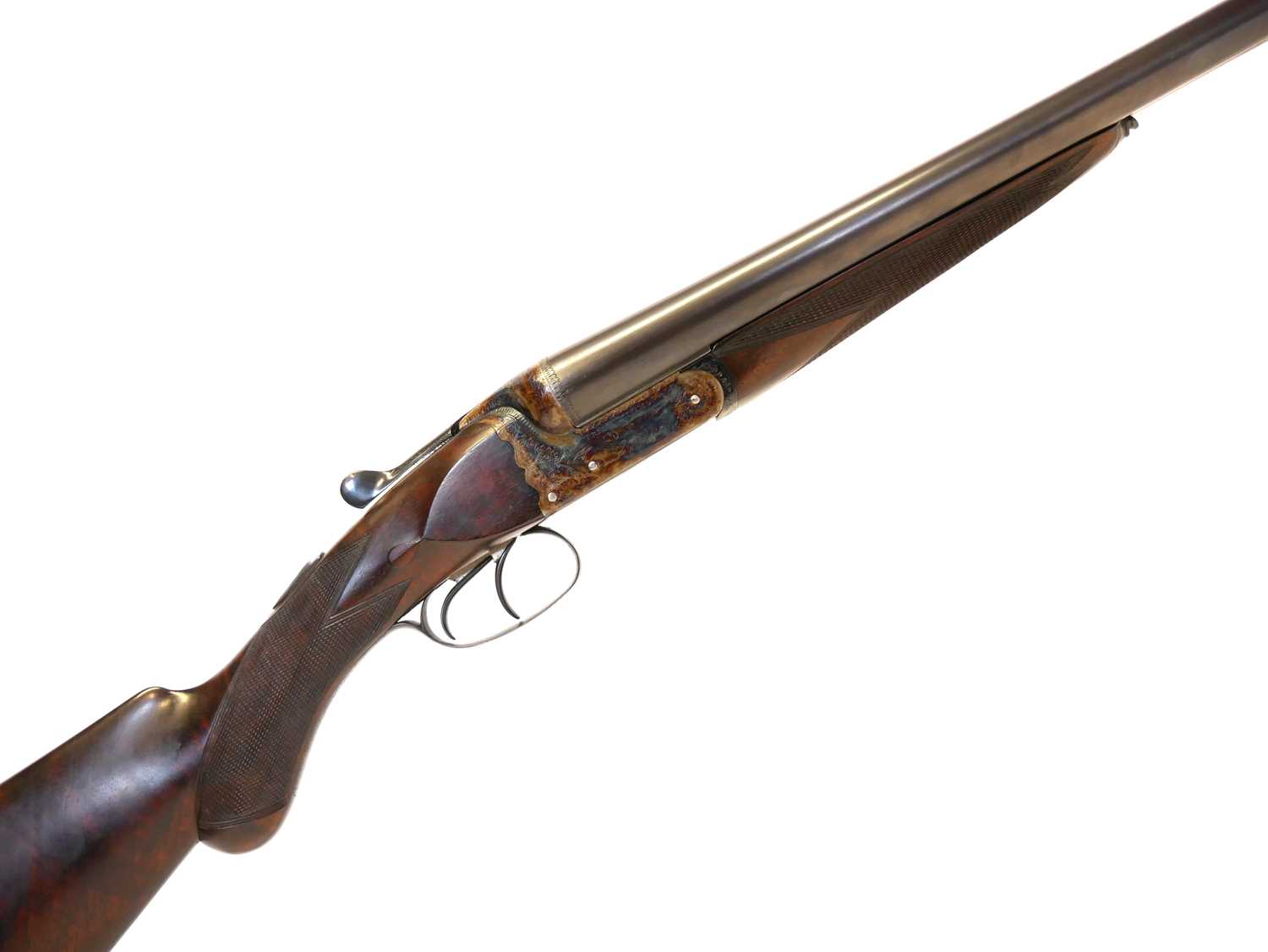 Lot 425 - Fred Williams 12 bore side by side shotgun,...