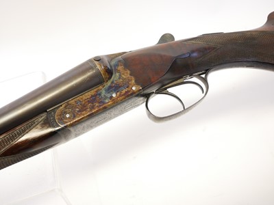 Lot 425 - Fred Williams 12 bore side by side shotgun,...