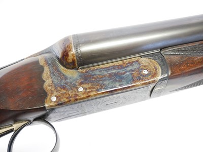Lot 425 - Fred Williams 12 bore side by side shotgun,...