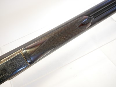 Lot 425 - Fred Williams 12 bore side by side shotgun,...