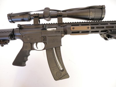 Lot 333 - Smith and Wesson M&P 15-22 .22 semi auto rifle,...