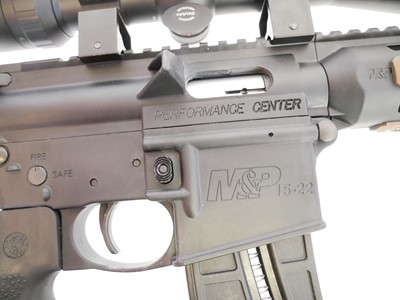 Lot 333 - Smith and Wesson M&P 15-22 .22 semi auto rifle,...