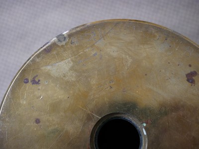Lot 181 - Inert 4.5inch Naval gun shell, the case dated...