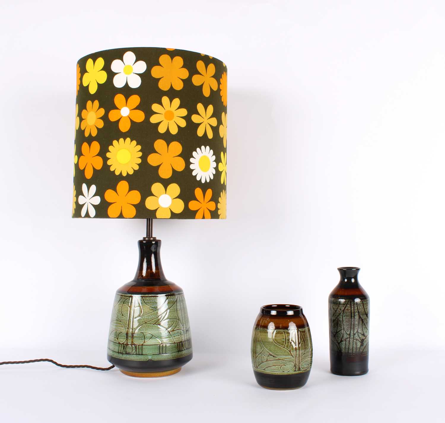 Lot 62 - Maggie Fisher and Everidge Stevens for Celtic Pottery, Newlyn