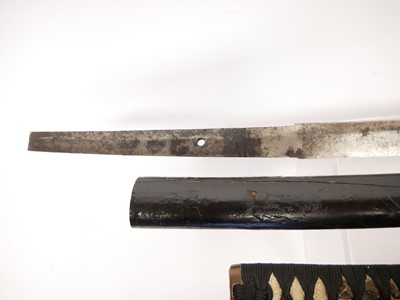 Lot 145 - Japanese Katana blade, 630mm cutting edge,...