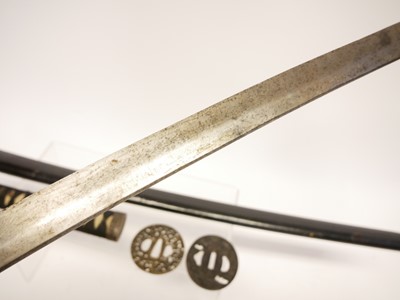 Lot 145 - Japanese Katana blade, 630mm cutting edge,...