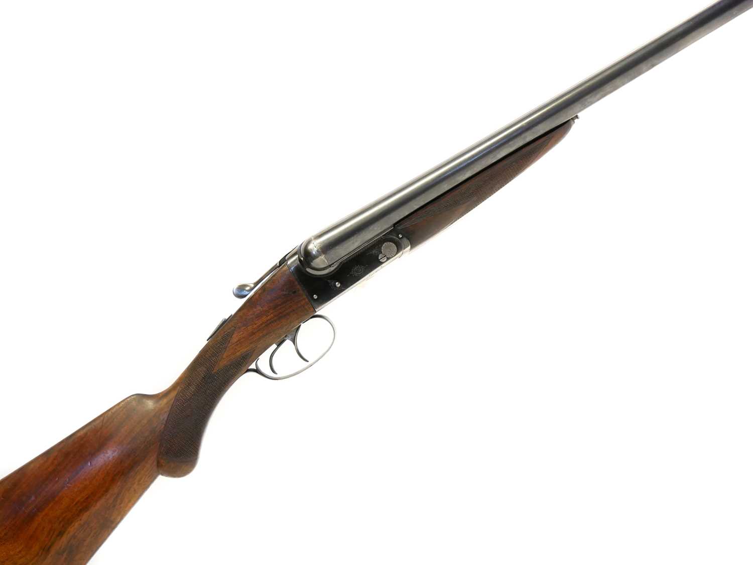 Lot 412 - BSA 12 bore side by side shotgun, serial...