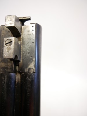 Lot 412 - BSA 12 bore side by side shotgun, serial...