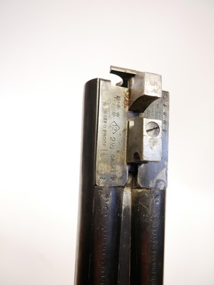 Lot 412 - BSA 12 bore side by side shotgun, serial...