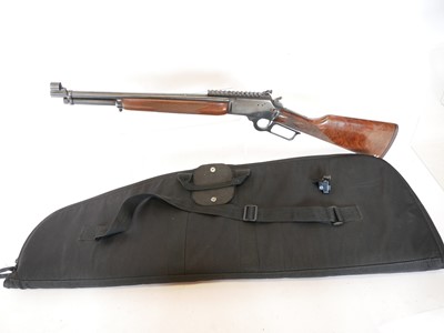 Lot 331 - Marlin .44 lever action rifle, serial number...